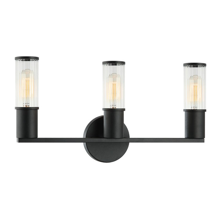 Matteo Canada - S02803MB - Three Light Wall Sconce - Klarice - Matte Black
