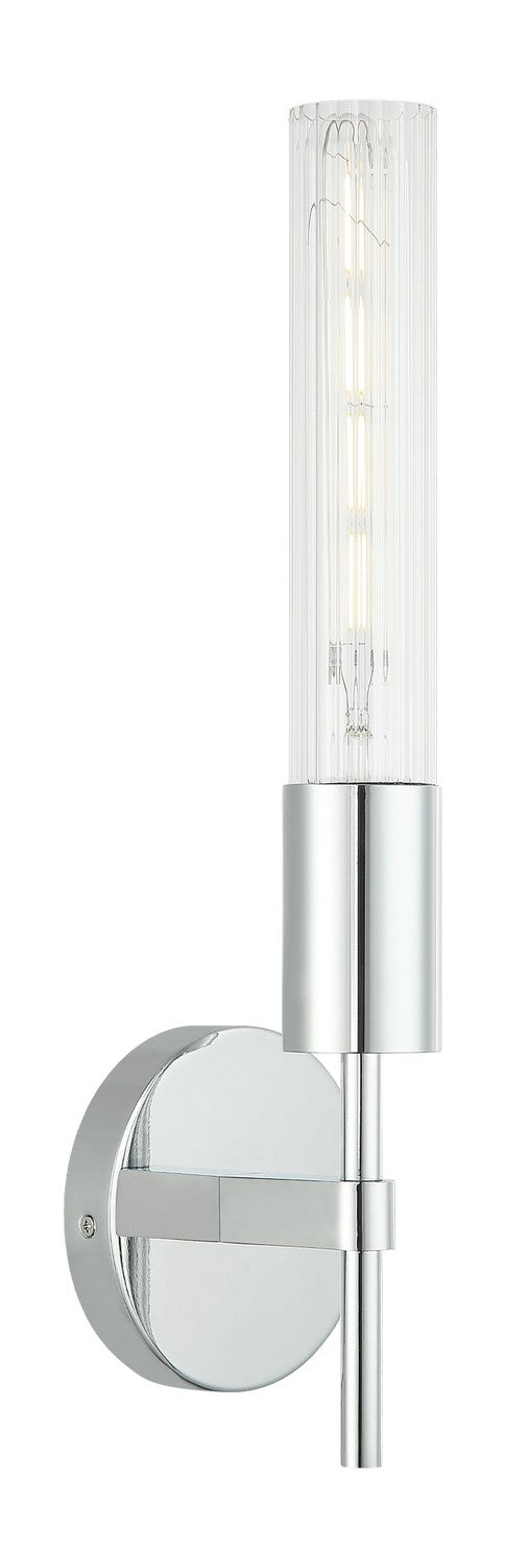 Lumière One Light Vanity in Chrome - available from The Lighting Shoppe, trusted by Canadian homeowners