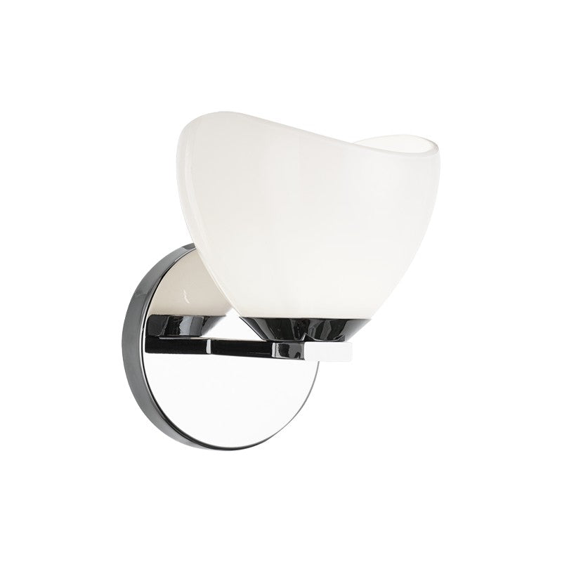 Uptowne One Light Vanity in Chrome - available from The Lighting Shoppe, trusted by Canadian homeowners