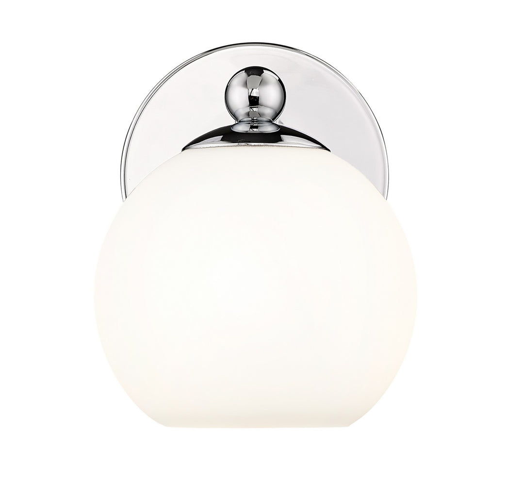 Neoma One Light Wall Sconce in Chrome - available from The Lighting Shoppe, trusted by Canadian homeowners