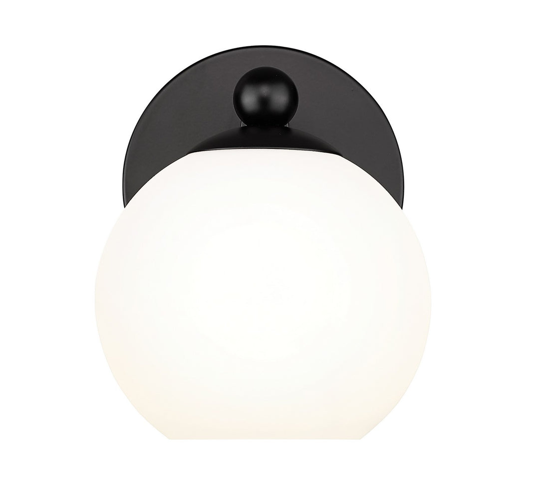 Neoma One Light Wall Sconce in Matte Black - available from The Lighting Shoppe, trusted by Canadian homeowners