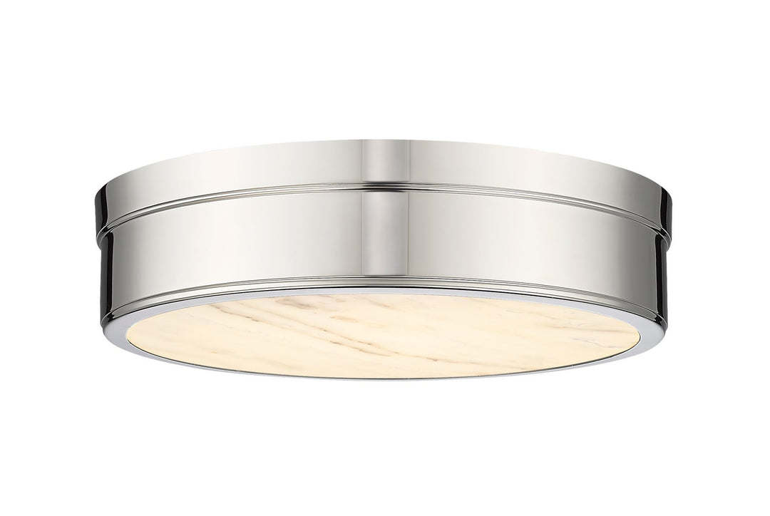 Anders LED Flush Mount in Polished Nickel - available from The Lighting Shoppe, trusted by Canadian homeowners
