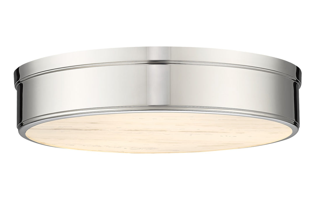Anders LED Flush Mount in Polished Nickel - available from The Lighting Shoppe, trusted by Canadian homeowners