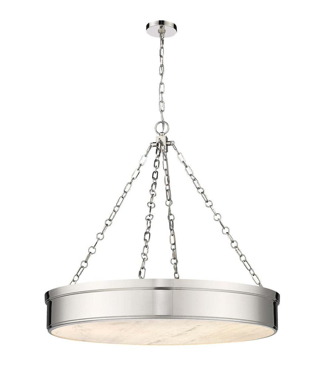 Anders LED Chandelier in Polished Nickel - available from The Lighting Shoppe, trusted by Canadian homeowners