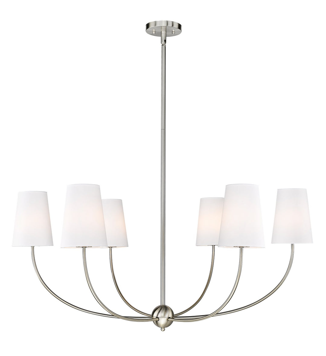 Z-Lite Canada - 3040-42BN - Six Light Chandelier - Shannon - Brushed Nickel