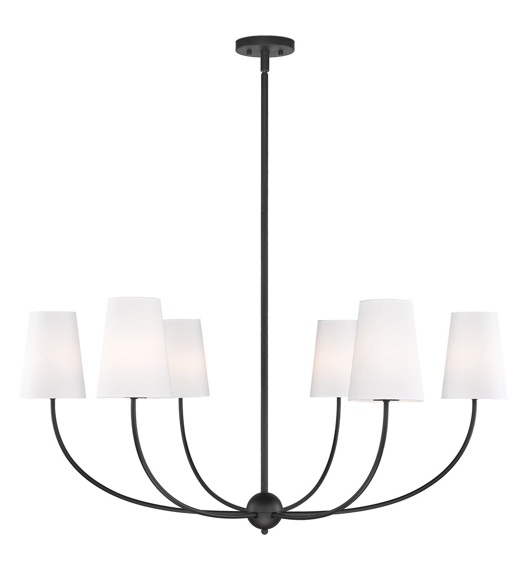 Z-Lite Canada - 3040-42MB - Six Light Chandelier - Shannon - Matte Black