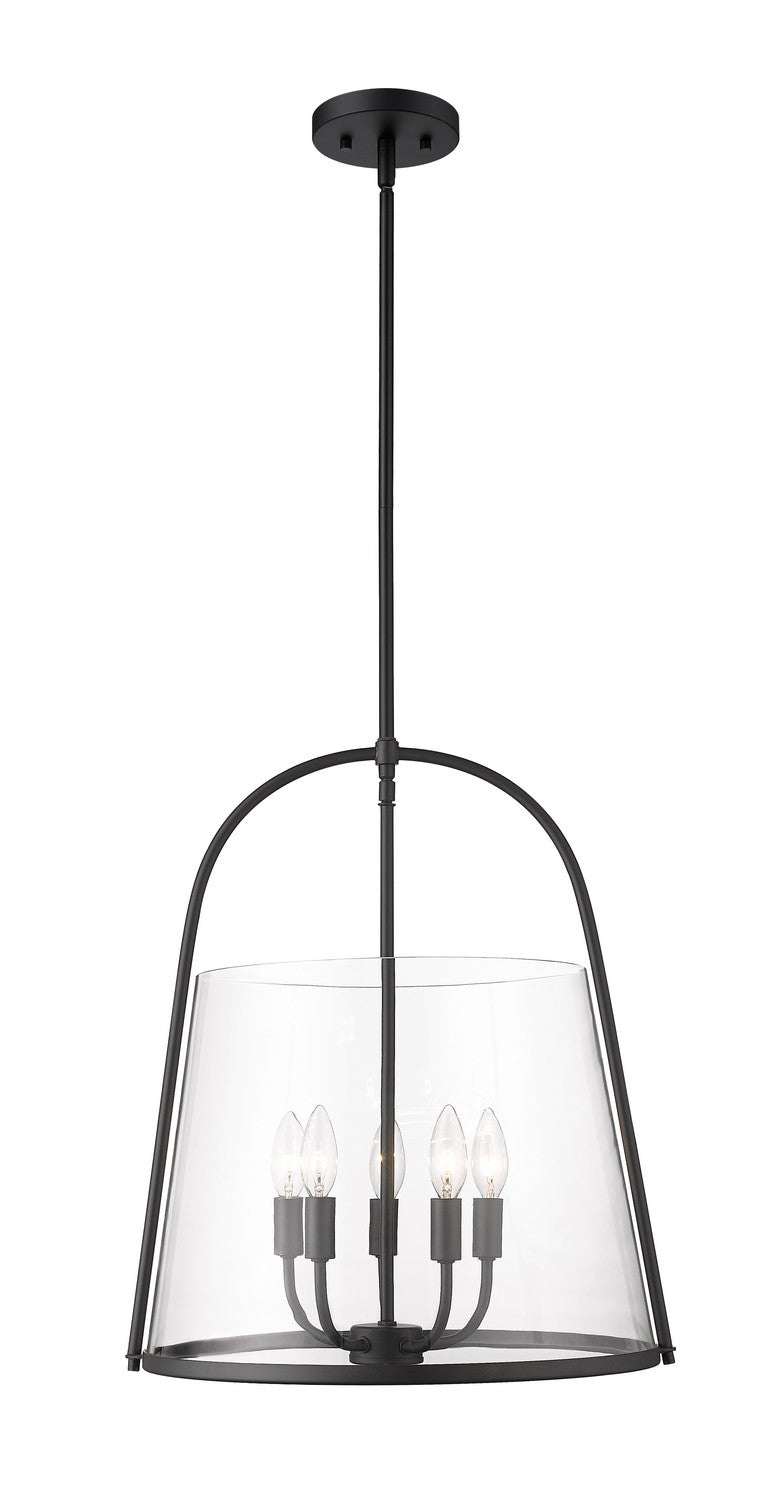 Archis Five Light Pendant in Matte Black - available from The Lighting Shoppe, trusted by Canadian homeowners