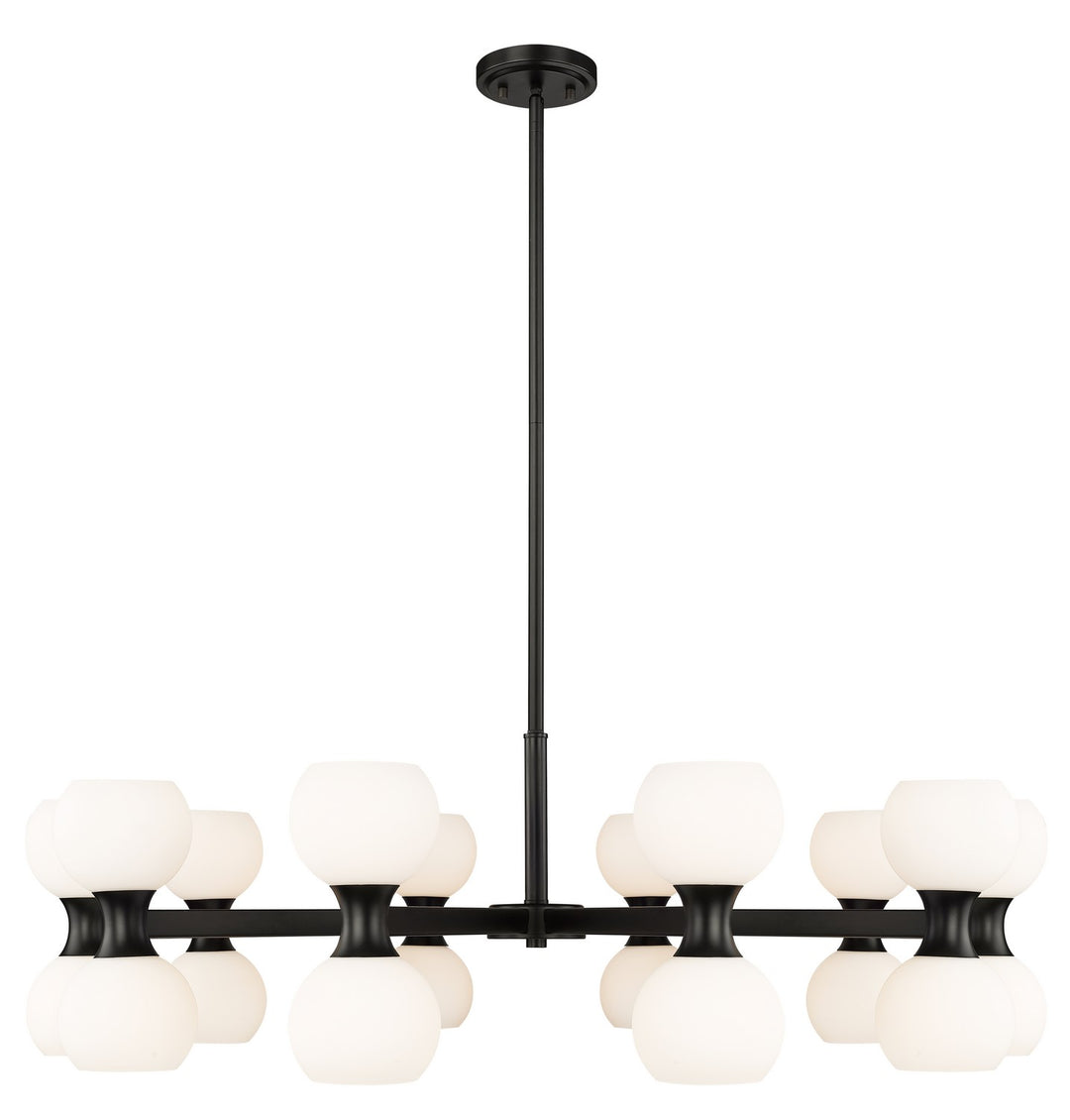 Artemis 20 Light Chandelier in Matte Black - available from The Lighting Shoppe, trusted by Canadian homeowners