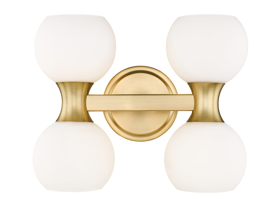 Z-Lite Canada - 494-4V-MGLD - Four Light Vanity - Artemis - Modern Gold
