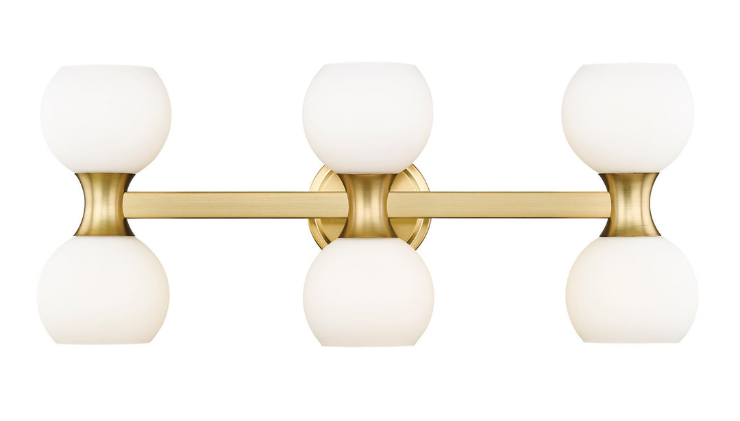 Z-Lite Canada - 494-6V-MGLD - Six Light Vanity - Artemis - Modern Gold