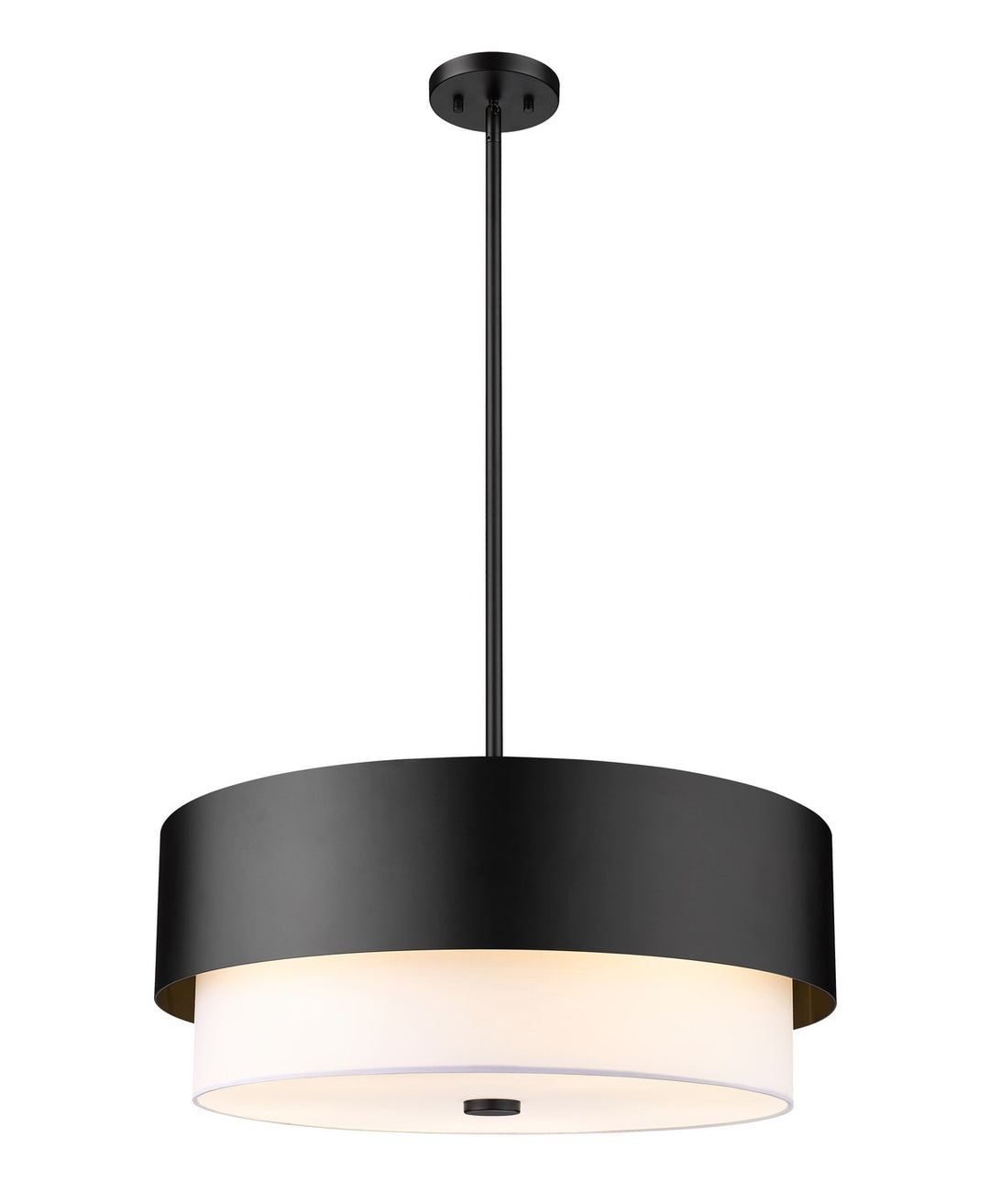 Counterpoint Five Light Chandelier in Matte Black - available from The Lighting Shoppe, trusted by Canadian homeowners