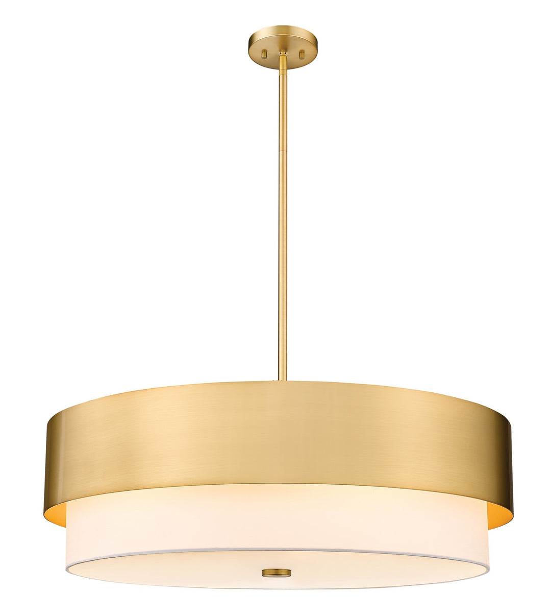 Z-Lite Canada - 495P32-MGLD - Six Light Chandelier - Counterpoint - Modern Gold