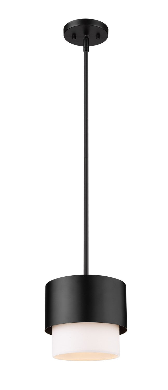Counterpoint One Light Pendant in Matte Black - available from The Lighting Shoppe, trusted by Canadian homeowners