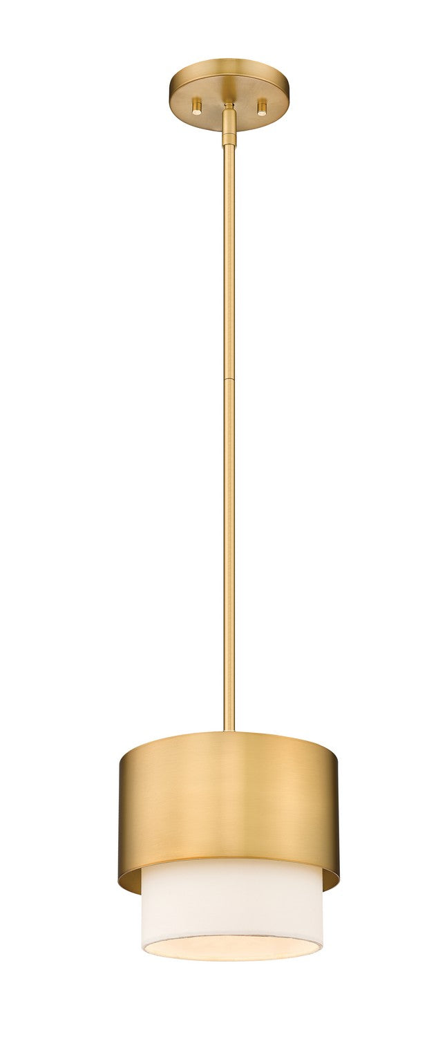 Counterpoint One Light Pendant in Modern Gold - available from The Lighting Shoppe, trusted by Canadian homeowners