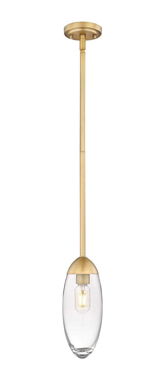 Arden One Light Pendant in Rubbed Brass - available from The Lighting Shoppe, trusted by Canadian homeowners