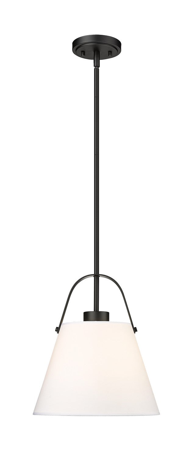 Z-Studio One Light Pendant in Matte Black - available from The Lighting Shoppe, trusted by Canadian homeowners