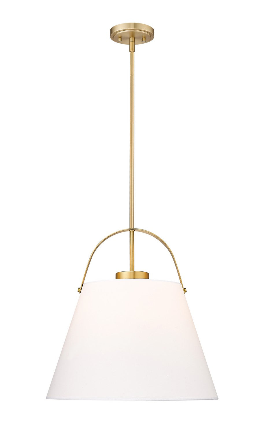 Z-Studio One Light Pendant in Heritage Brass - available from The Lighting Shoppe, trusted by Canadian homeowners