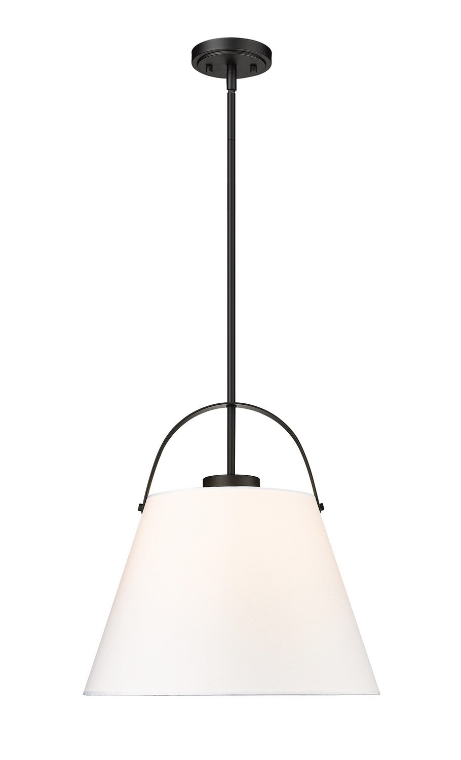 Z-Studio One Light Pendant in Matte Black - available from The Lighting Shoppe, trusted by Canadian homeowners