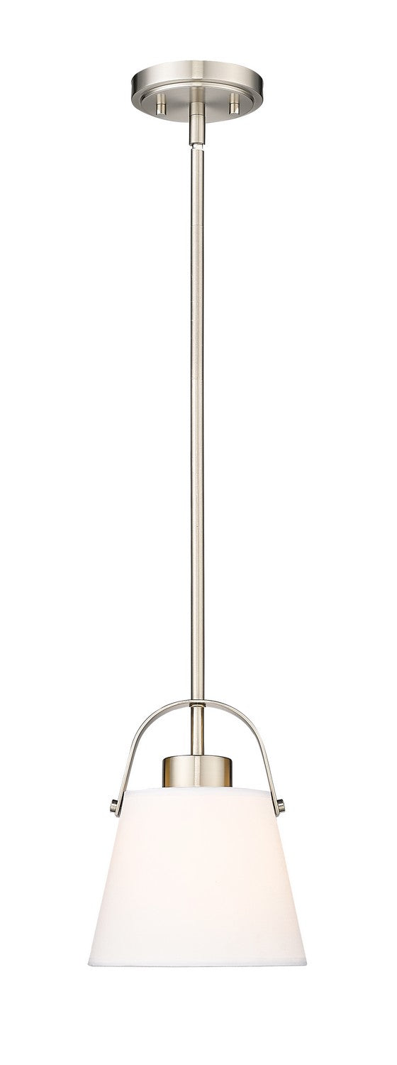 Z-Studio One Light Pendant in Brushed Nickel - available from The Lighting Shoppe, trusted by Canadian homeowners