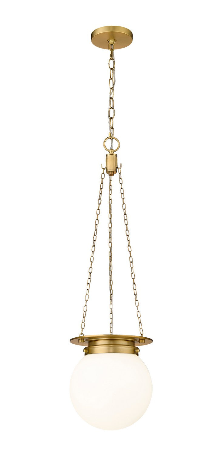 Calhoun One Light Pendant in Heritage Brass - available from The Lighting Shoppe, trusted by Canadian homeowners