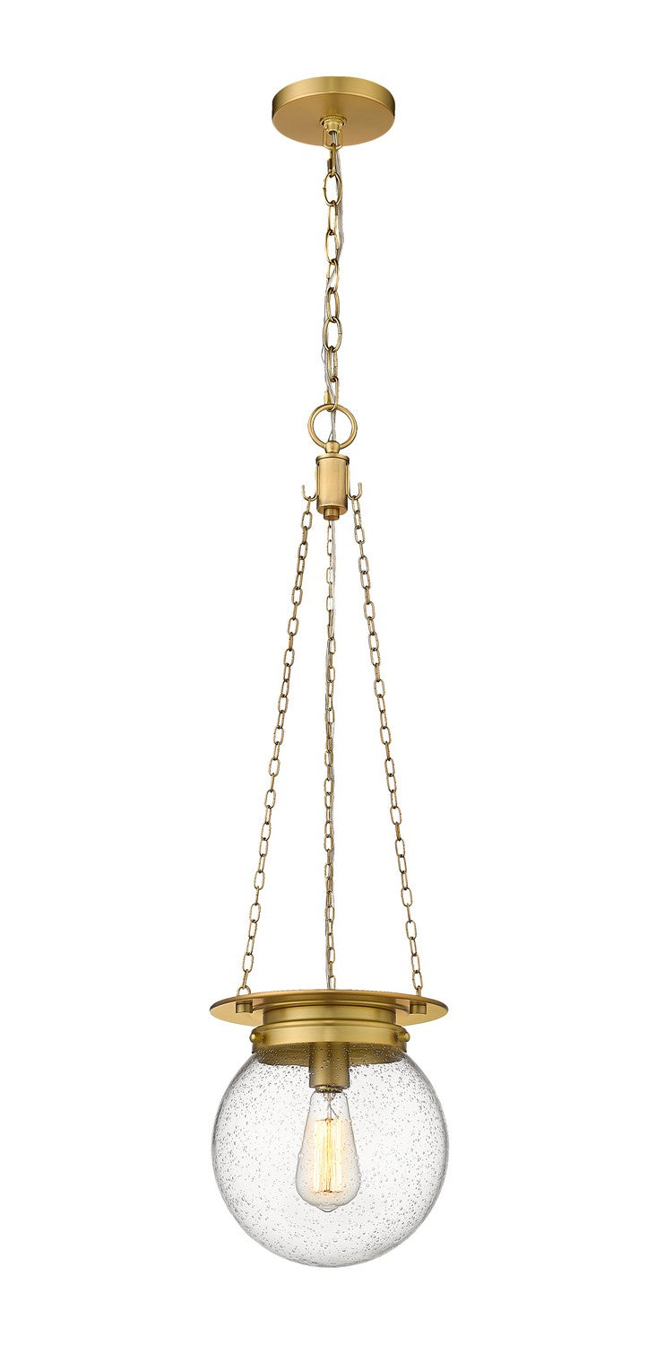 Calhoun One Light Pendant in Heritage Brass - available from The Lighting Shoppe, trusted by Canadian homeowners