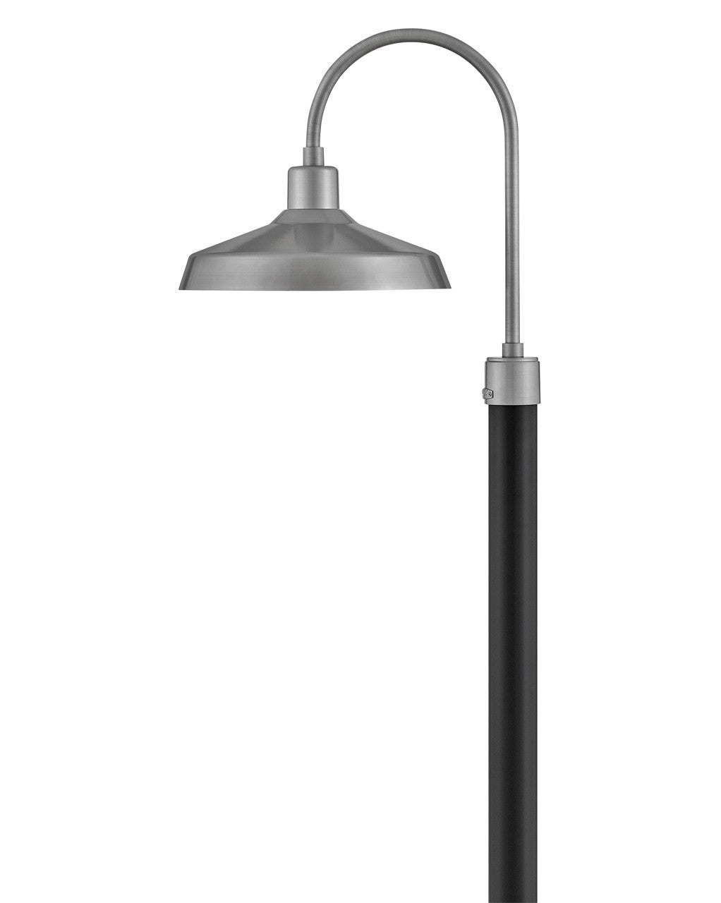 Forge LED Post Top or Pier Mount Lantern in Antique Brushed Aluminum - available from The Lighting Shoppe, trusted by Canadian homeowners