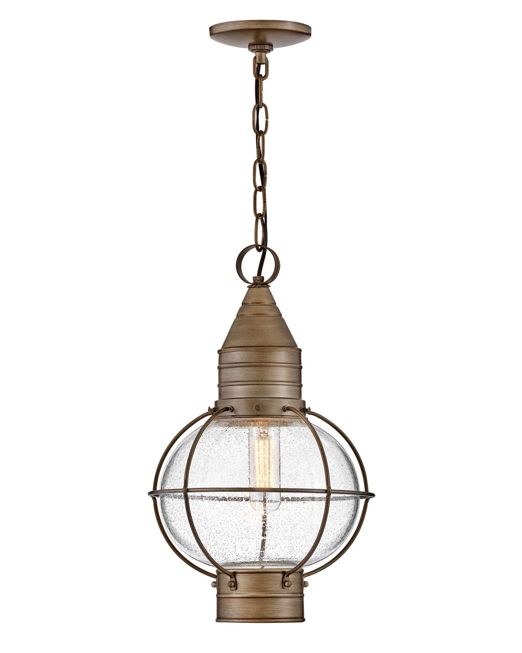 Cape Cod LED Hanging Lantern in Burnished Bronze - available from The Lighting Shoppe, trusted by Canadian homeowners