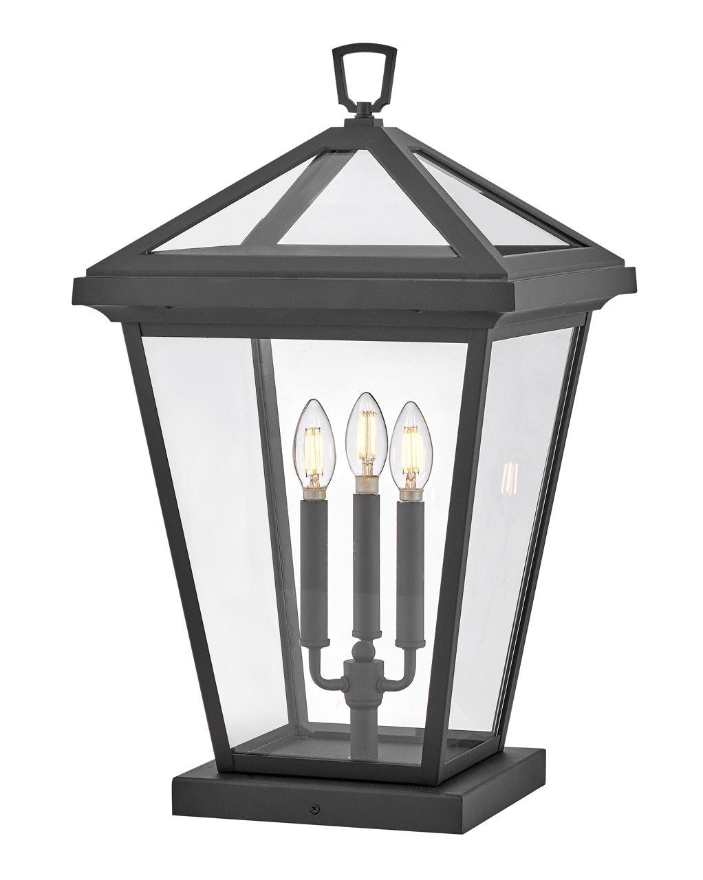Alford Place LED Pier Mount in Museum Black - available from The Lighting Shoppe, trusted by Canadian homeowners