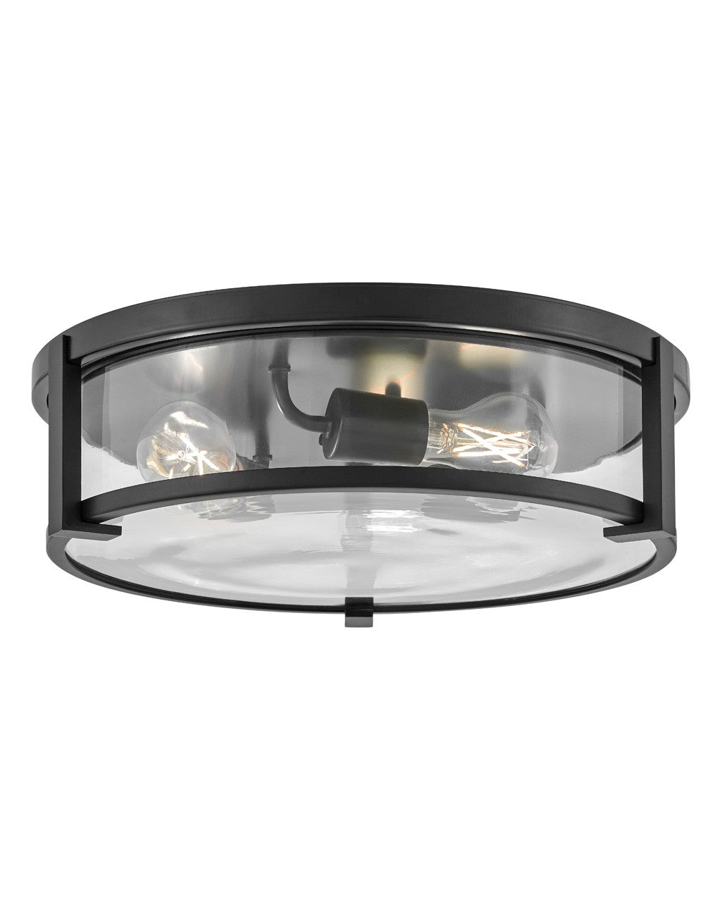 Hinkley Canada - 3243BK-CL - LED Flush Mount - Lowell - Black