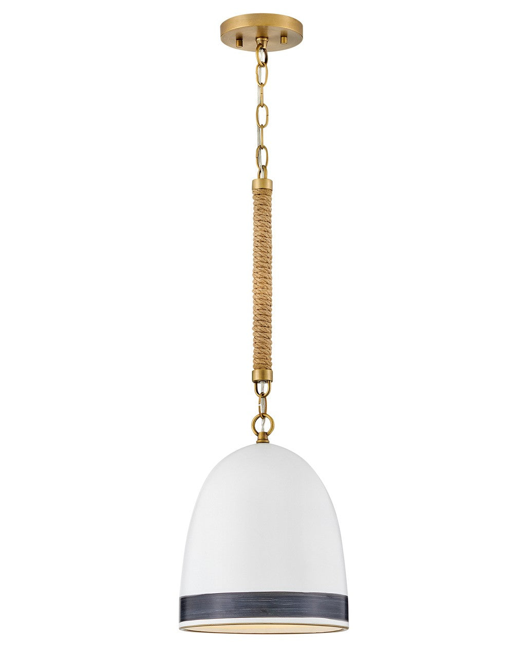 Nash LED Pendant in Heritage Brass - available from The Lighting Shoppe, trusted by Canadian homeowners