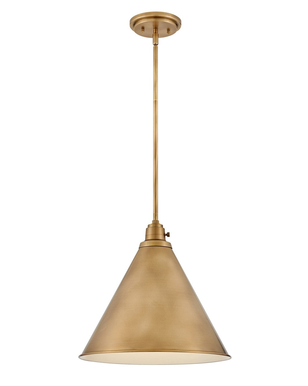 Hinkley Canada - 3694HB - LED Pendant - Arti - Heritage Brass