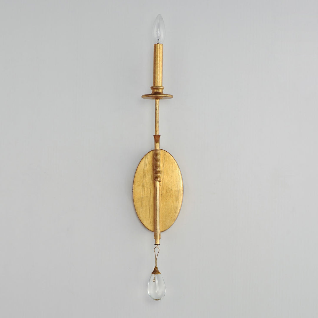 Maxim - 12741CHGL - One Light Wall Sconce - Eden - Charcoal Gold Leaf