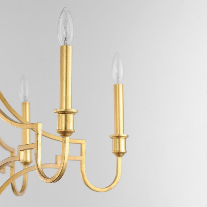 Maxim - 12786GL - Six Light Chandelier - Normandy - Gold Leaf
