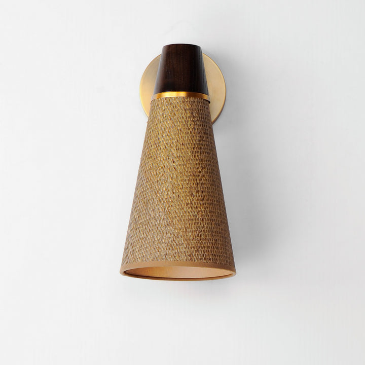 Maxim - 14480GCNAB - One Light Wall Sconce - Sumatra - Natural Aged Brass
