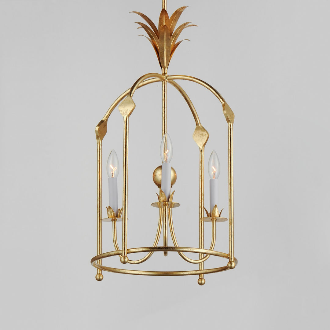 Maxim - 2884GL - Three Light Foyer Pendant - Paloma - Gold Leaf
