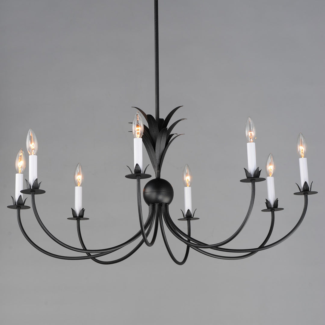 Maxim - 2888AR - Eight Light Chandelier - Paloma - Anthracite