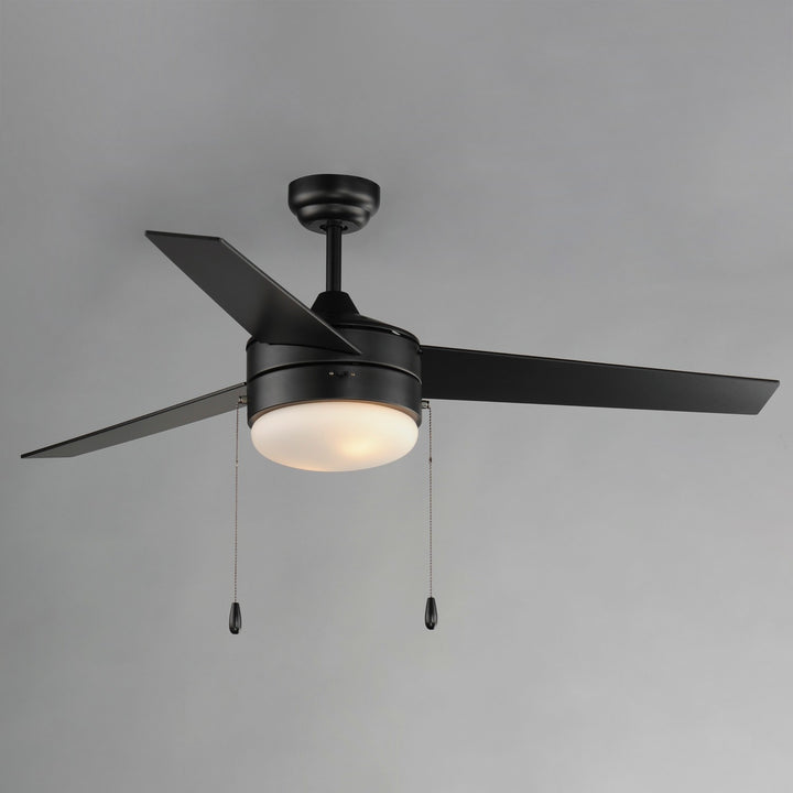 Maxim - 89906FTBKWN - 52" Ceiling Fan - Trio - Black / Walnut
