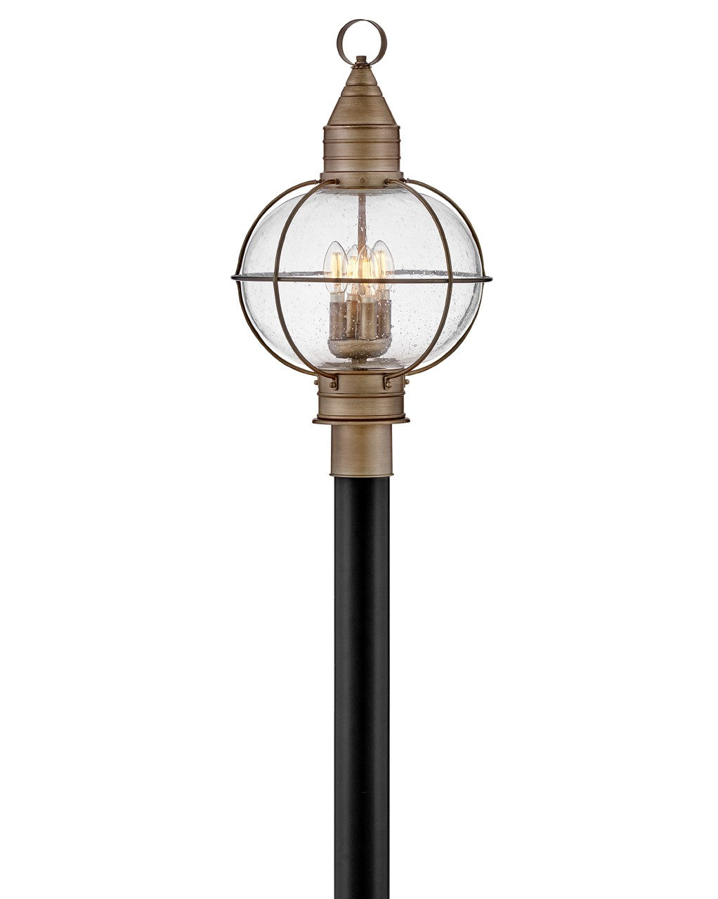 Cape Cod LED Post Top or Pier Mount Lantern in Burnished Bronze - available from The Lighting Shoppe, trusted by Canadian homeowners