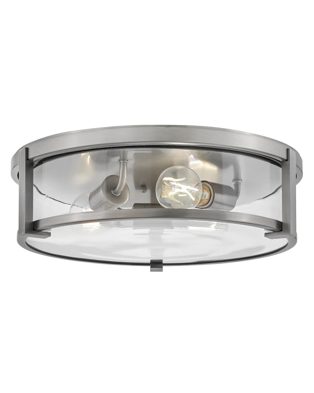 Hinkley Canada - 3243AN-CL - LED Flush Mount - Lowell - Antique Nickel