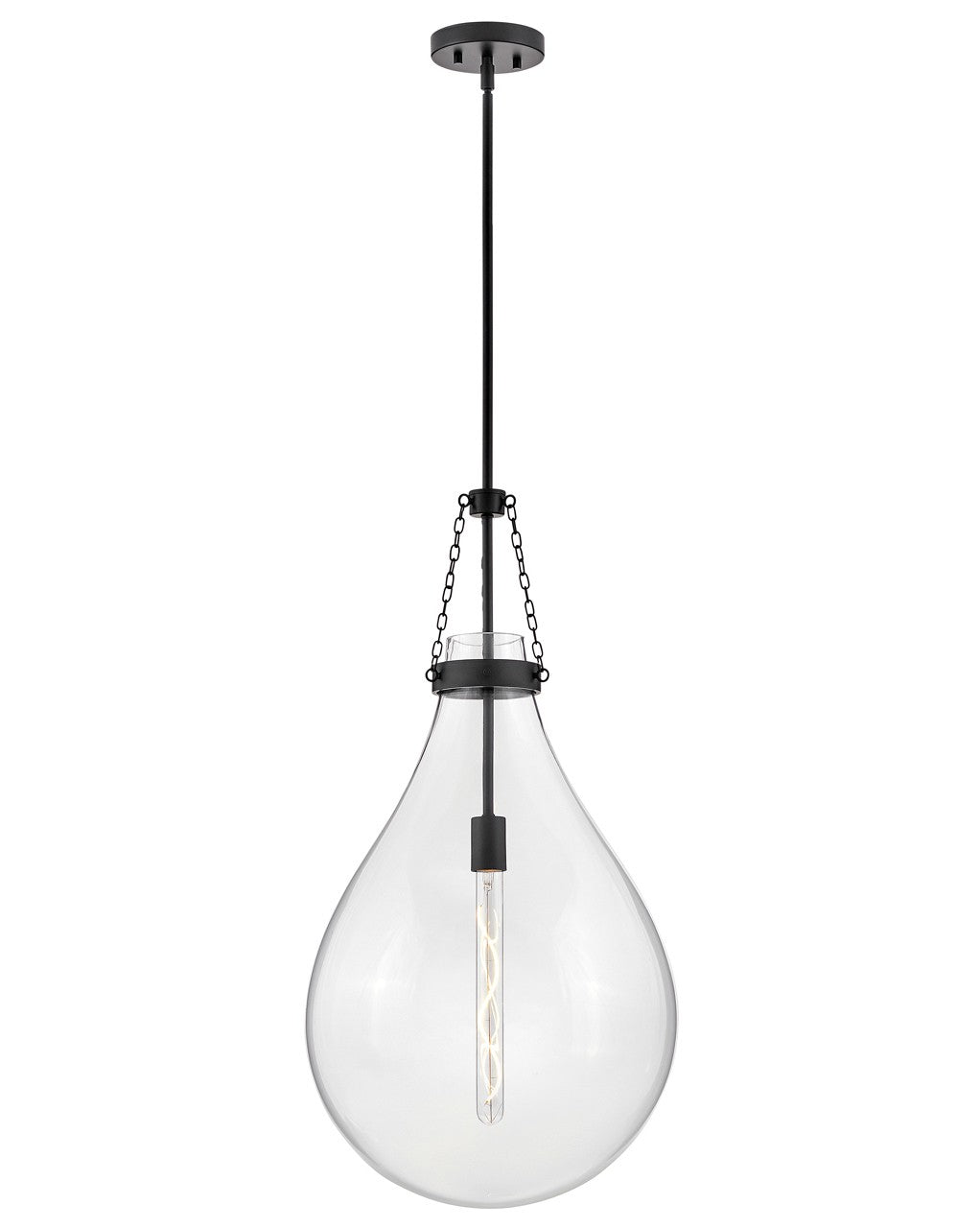 Eloise LED Pendant in Black - available from The Lighting Shoppe, trusted by Canadian homeowners