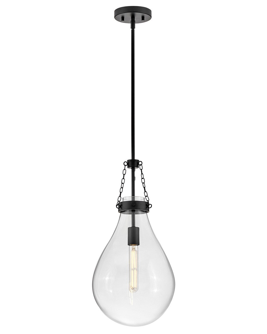 Eloise LED Pendant in Black - available from The Lighting Shoppe, trusted by Canadian homeowners