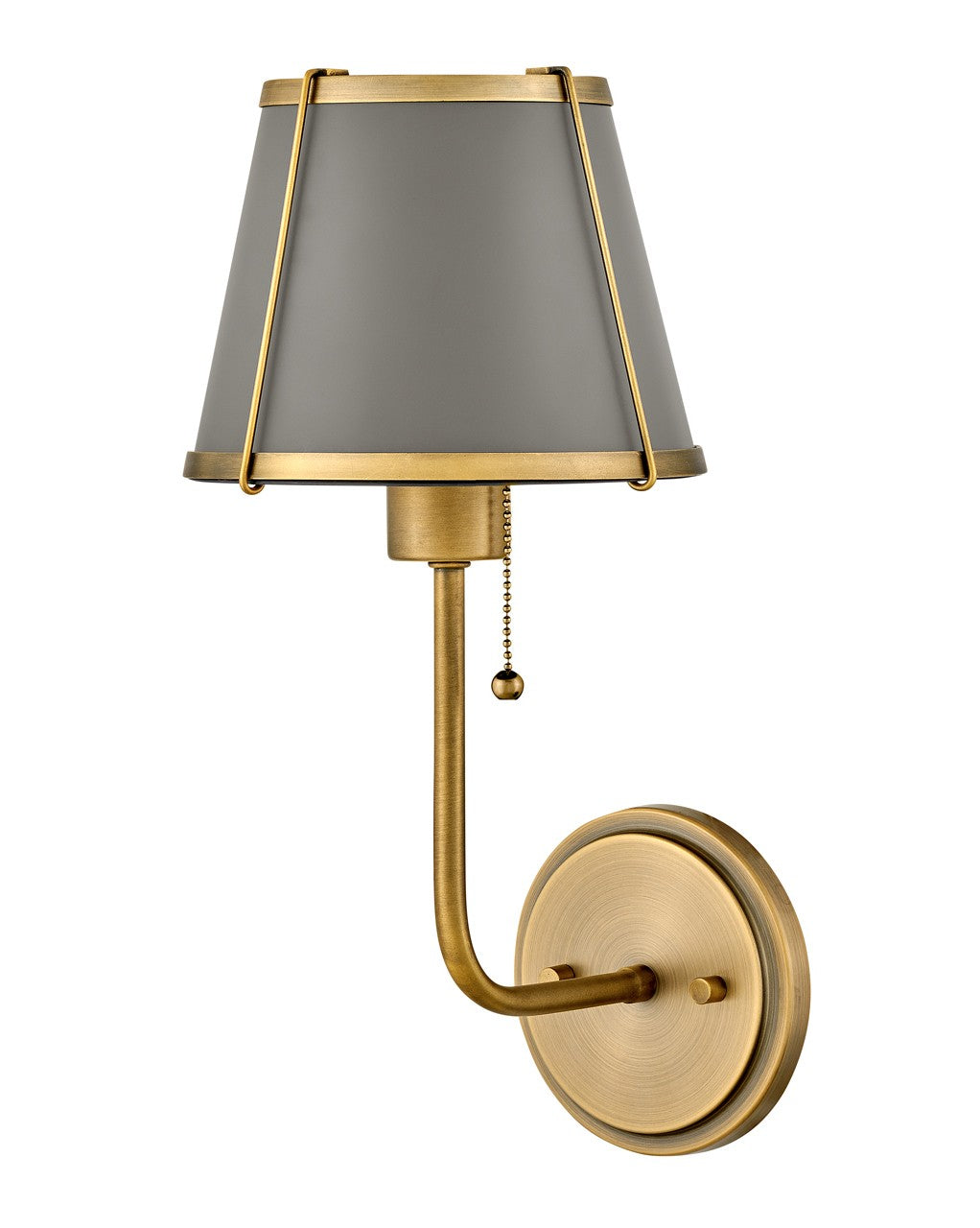 Clarke LED Wall Sconce in Lacquered Dark Brass - available from The Lighting Shoppe, trusted by Canadian homeowners