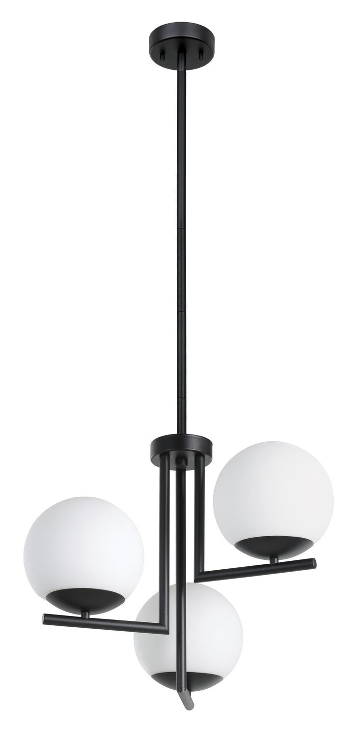 Denver Three Light Pendant in Black - available from The Lighting Shoppe, trusted by Canadian homeowners