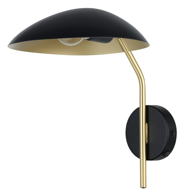 Lindmoor One Light Convertible Wall/ Ceiling Mount in Black - available from The Lighting Shoppe, trusted by Canadian homeowners