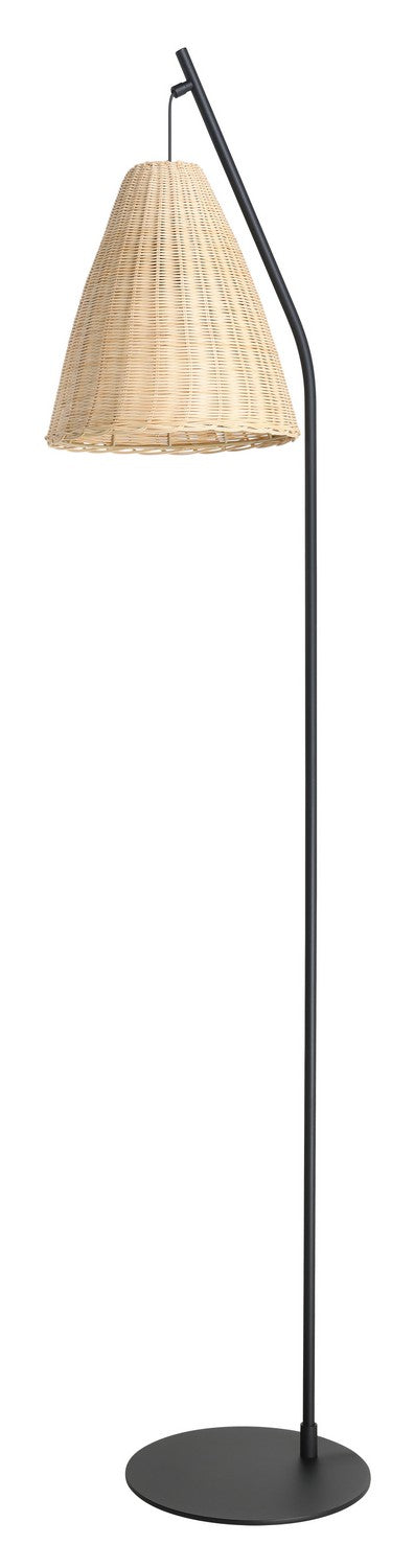 Bickley One Light Floor Lamp in Black - available from The Lighting Shoppe, trusted by Canadian homeowners