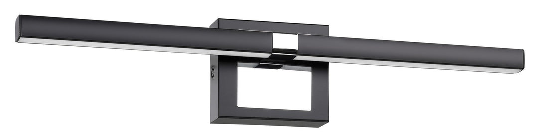 Pierro LED Bath/Vanity in Matte Black, Chrome - available from The Lighting Shoppe, trusted by Canadian homeowners