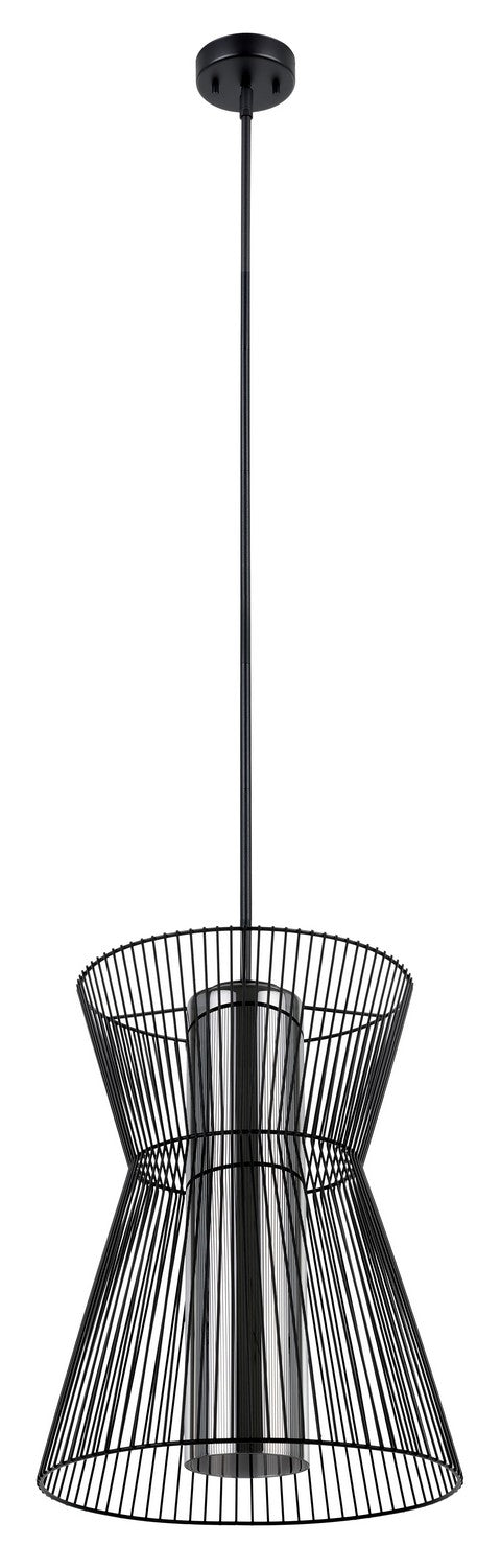 Maseta One Light Pendant in Black - available from The Lighting Shoppe, trusted by Canadian homeowners
