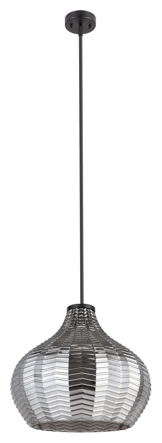 Tamallat One Light Pendant in Black - available from The Lighting Shoppe, trusted by Canadian homeowners