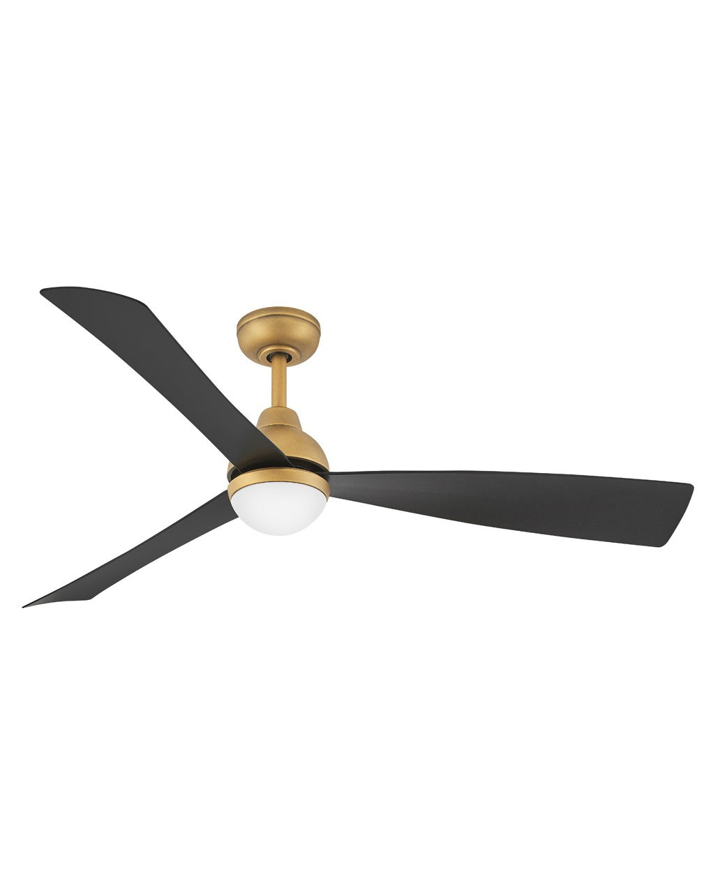 Una 56"Ceiling Fan in Heritage Brass - available from The Lighting Shoppe, trusted by Canadian homeowners