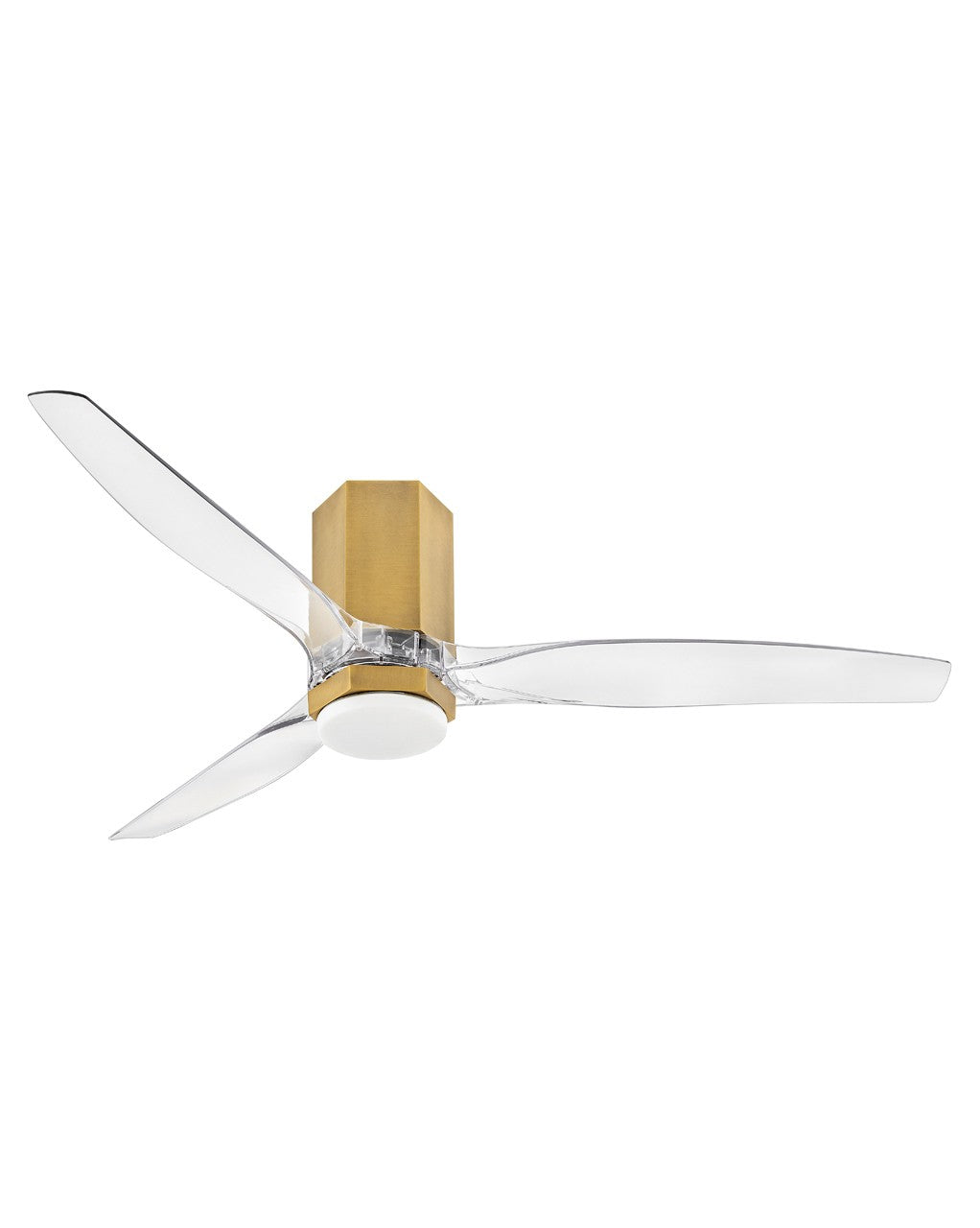 Facet 52"Ceiling Fan in Heritage Brass - available from The Lighting Shoppe, trusted by Canadian homeowners